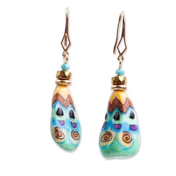 Alternate image for Gold-Accented Marble Jewelry Set Village Trends