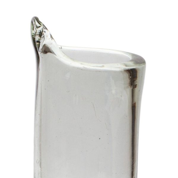 Alternate image for Handblown Recycled Glass Wine Decanter from Mexico Exquisite Shape