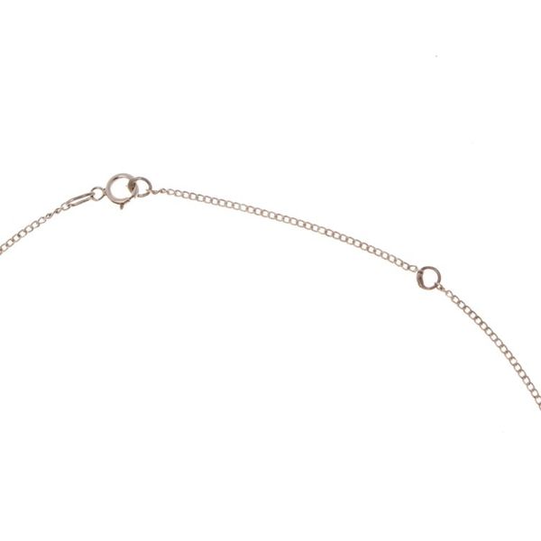 Alternate image for Sterling Silver Choker Pendant Necklace with Recon Turquoise Modern Lagoon