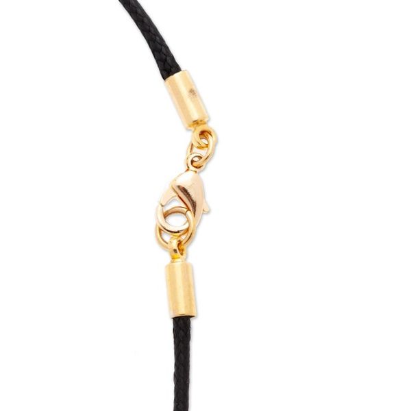 Alternate image for 14k Gold-Accented Pendant Necklace with Howlite Flower Harmonious Gathering