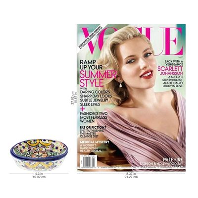 Alternate image for Talavera-Style Ceramic Soap Dish from Mexico Hidalgo Bouquet