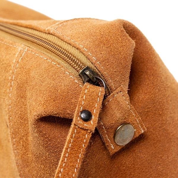 Alternate image for Spice Brown Travel or Cosmetic Bag with Zipper and Strap El Bajio