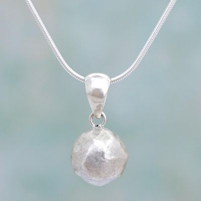 Alternate image for Hand Made Sterling Silver Pendant Necklace from Mexico Natures Treasures