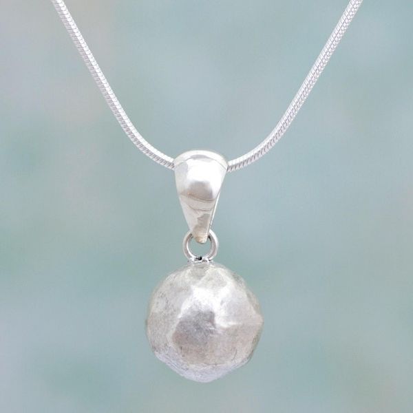 Alternate image for Hand Made Sterling Silver Pendant Necklace from Mexico Natures Treasures