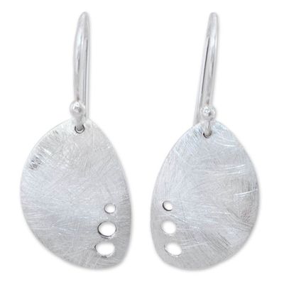 Alternate image for Artisan Crafted Womens Fine Silver Earrings Forest Sigh