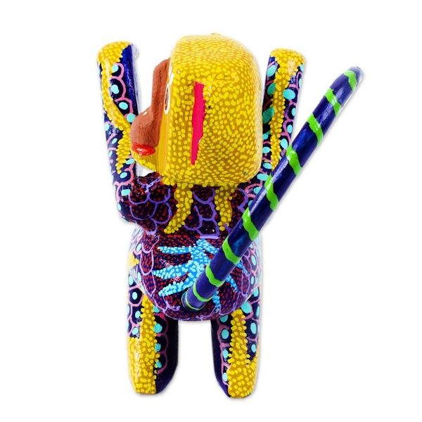 Alternate image for Oaxacan Wood Alebrije Figurine Cheeky Monkey