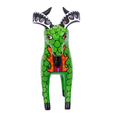 Alternate image for Handmade Alebrije Goat Figurine Bold Goat