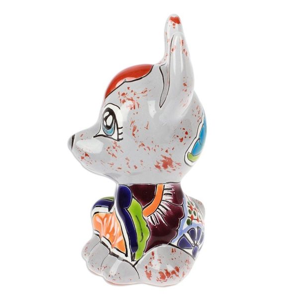 Alternate image for Hacienda-Inspired Grey Xoloitzcuintle Ceramic Sculpture Haciendas Xolo