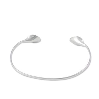 Alternate image for Handcrafted Cultured Pearl Cuff Bracelet from Mexico Purity and Elegance