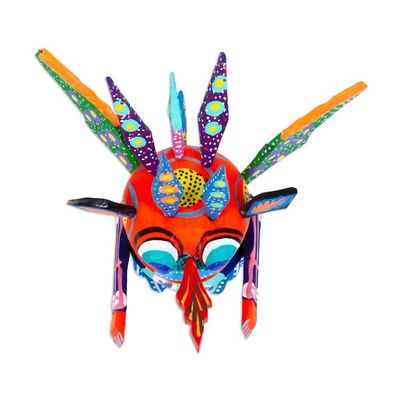 Alternate image for Hand-Painted Alebrije Figurine Merry Martian