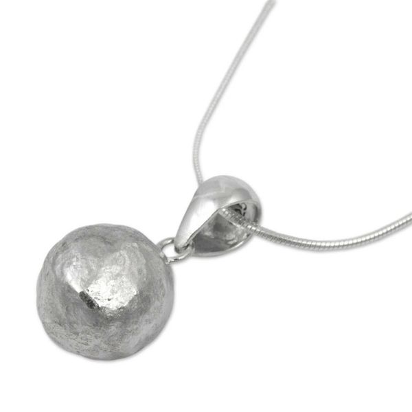 Alternate image for Hand Made Sterling Silver Pendant Necklace from Mexico Natures Treasures