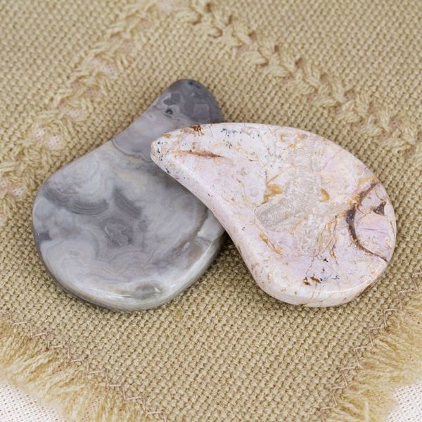 Alternate image for Set of 2 Ying and Yang Marble Stress-Relieving Stones Heavenly Connection