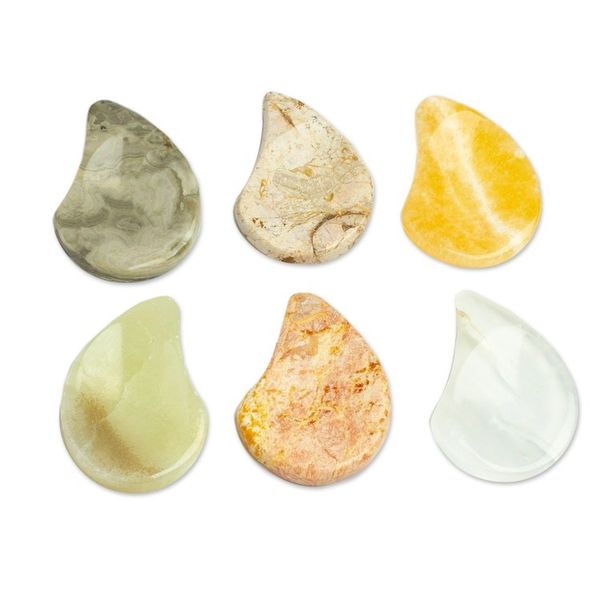 Alternate image for Set of 2 Ying and Yang Marble Stress-Relieving Stones Heavenly Connection