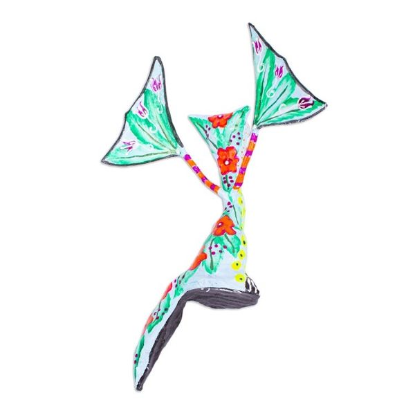 Alternate image for Handmade Papier Mache Cat Alebrije Fanciful Cat