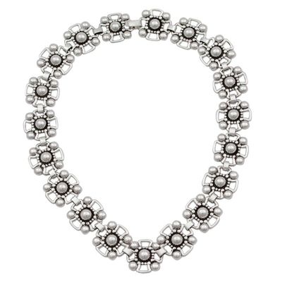 Alternate image for Mexican Style 925 Silver Christian Cross Link Necklace Cross