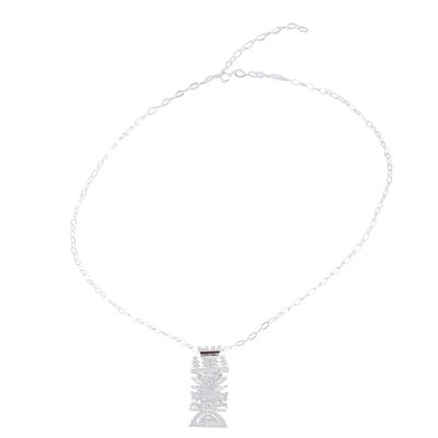 Alternate image for Pre-Hispanic Sterling Silver Pendant Necklace from Mexico Pre-Hispanic Tree of Life