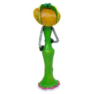 Alternate image for Day of the Dead Catrina Sculpture Artisan Crafted Dazzling Catrina