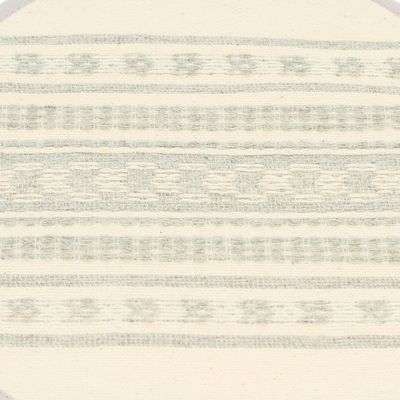 Alternate image for Handloomed Cotton Fabric Tortilla Pouch from Oaxaca Mexico Warmer in Alabaster