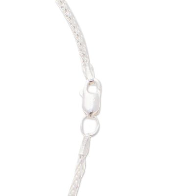 Alternate image for Taxco Silver Lapis Lazuli Pendant Necklace from Mexico Lapis Mirror