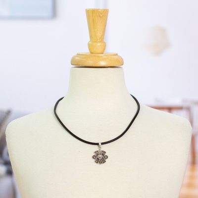 Alternate image for Mens Aztec Eye Sterling Silver Pendant Necklace from Taxco Aztec Eye