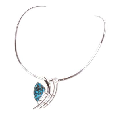 Alternate image for Collar Necklace with Cultured Pearl Modern Taxco