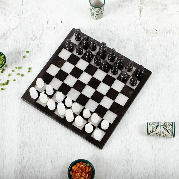 Alternate image for Collectible Stone Chess Set Triumph
