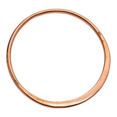 Alternate image for Modern Polished Copper Bangle Bracelet Crafted in Mexico Delightful Charm