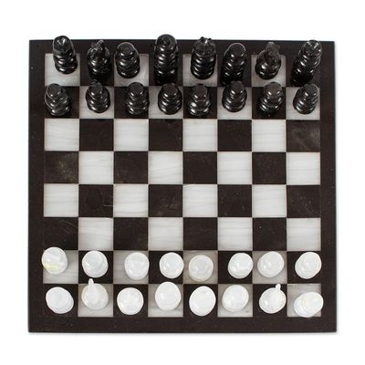 Alternate image for Collectible Stone Chess Set Triumph