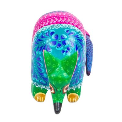 Alternate image for Hand-Painted Folk Art Alebrije Figurine Bright Armadillo