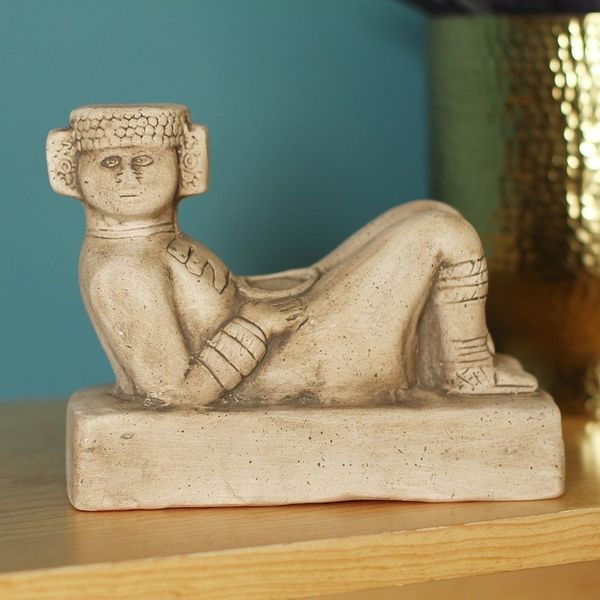 Alternate image for Toltec Maya Archaeological Ceramic Sculpture from Mexico Chac Mool