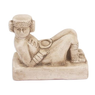 Alternate image for Toltec Maya Archaeological Ceramic Sculpture from Mexico Chac Mool