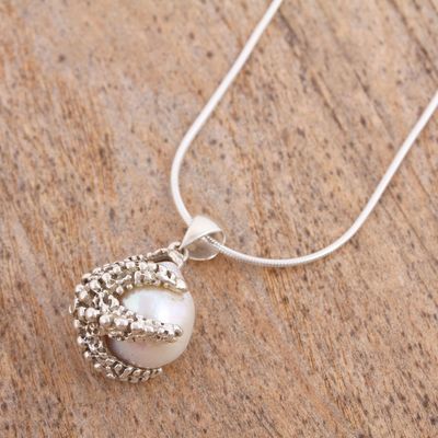 Alternate image for Cultured Pearl Starfish Pendant Necklace from Mexico Loving Starfish