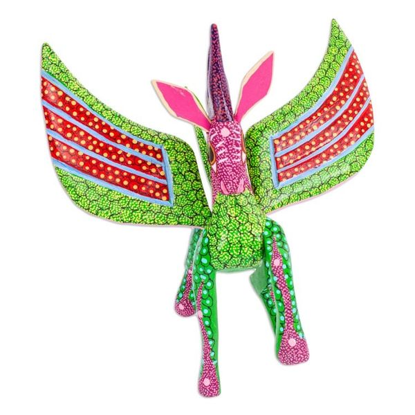 Alternate image for Hand Painted Pegasus Alebrije Sculpture Mythical Pegasus