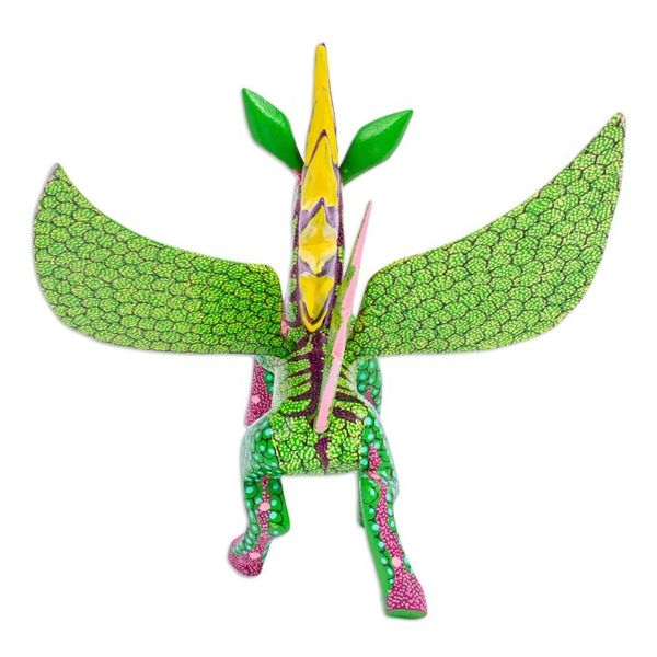 Alternate image for Hand Painted Pegasus Alebrije Sculpture Mythical Pegasus