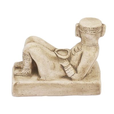 Alternate image for Toltec Maya Archaeological Ceramic Sculpture from Mexico Chac Mool