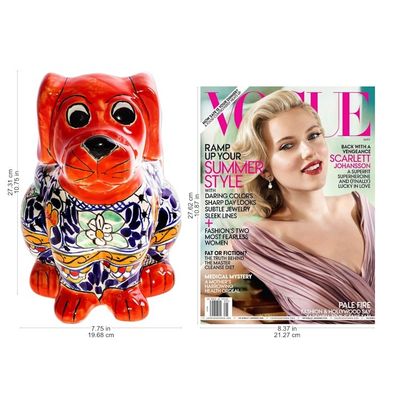 Alternate image for Talavera Style Ceramic Dog Planter from Mexico Best Friend