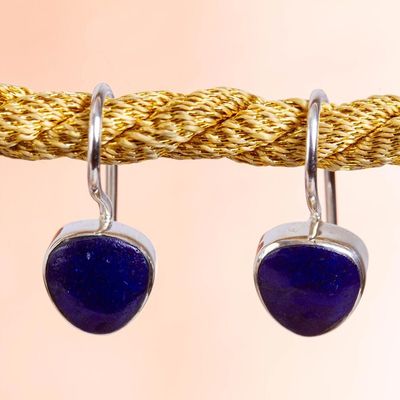 Alternate image for Taxco Lapis Lazuli Drop Earrings from Mexico Gleaming Gems