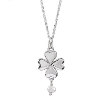 Alternate image for Taxco Cultured Pearl Heart Pendant Necklace from Mexico Saint Patricks Love