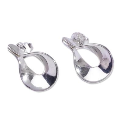 Alternate image for Hand Crafted Sterling Silver Modern Jewelry Set Shining Dewdrops