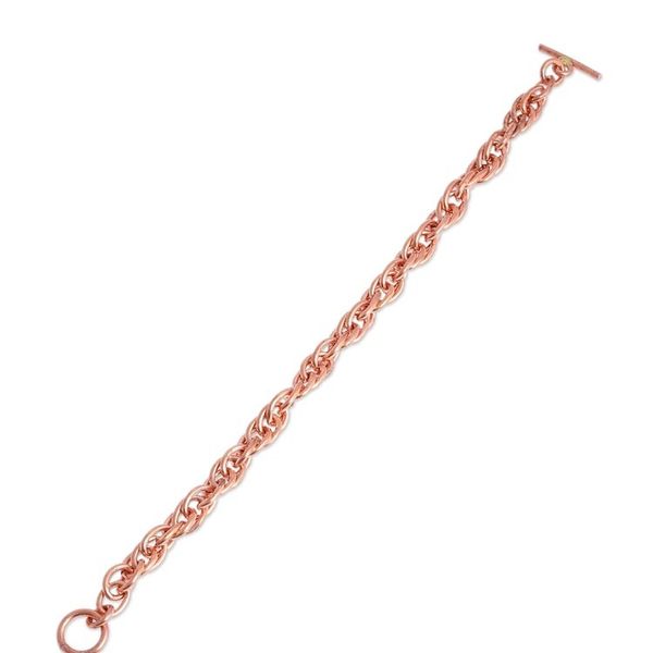 Alternate image for Handcrafted Copper Rope Chain Bracelet from Mexico Bright Connection
