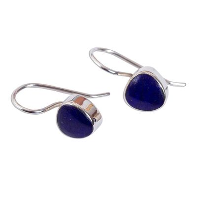 Alternate image for Taxco Lapis Lazuli Drop Earrings from Mexico Gleaming Gems