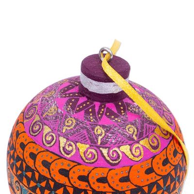 Alternate image for Artisan Crafted Wood Alebrije Ornaments Oaxacan Sunrise