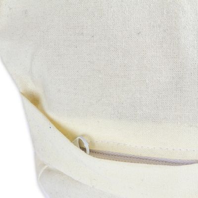 Alternate image for Blue Embroidered Mexican Manta Throw Pillow Cushion Cover Tenango in Blue