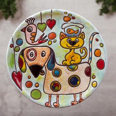 Alternate image for Animal-Themed Ceramic Wall Art from Mexico Menagerie