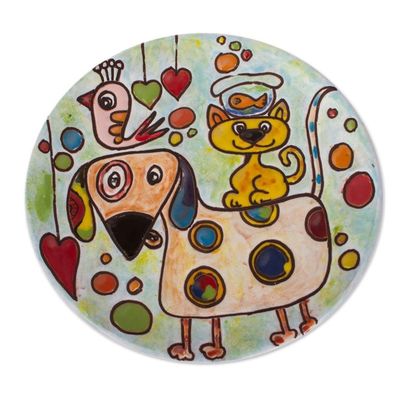 Alternate image for Animal-Themed Ceramic Wall Art from Mexico Menagerie