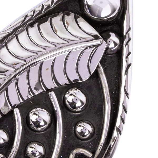 Alternate image for Handcrafted Sterling Silver Pendant Rococo Leaf