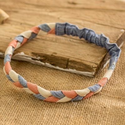 Alternate image for Unique Multicolored Artisan-Crafted Headband Solol Autumn