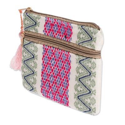 Alternate image for Artisan Crafted Cosmetic Case Diamond Flower