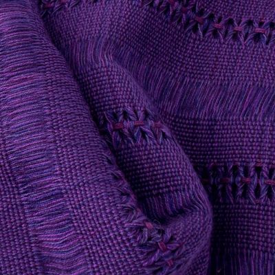 Alternate image for All-Cotton Purple Shawl Imperial