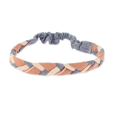 Alternate image for Unique Multicolored Artisan-Crafted Headband Solol Autumn